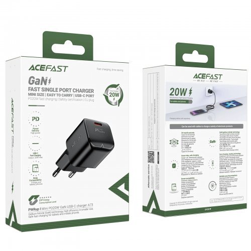 Зарядно устройство Acefast ACEFAST-A73-MINI-BK (снимка 7)