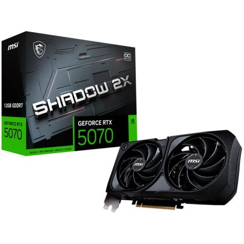 Видео карта MSI RTX_5070_12G_SHADOW_2X_OC (снимка 1)