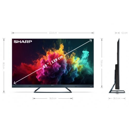 Телевизор Sharp 55FQ8EG (снимка 9)