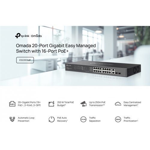 Суич TP-Link ES220GMP (снимка 5)