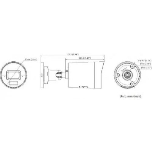 IP камера Hikvision DS-2CD2063G2-LI2U (снимка 2)