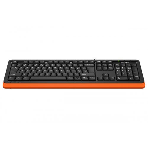 Клавиатура A4Tech FKS10 FSTYLER NATURAL MULTMEDIA KEYBOARD ORANGE US (снимка 4)