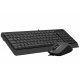 Клавиатура A4Tech F1512  FSTYLER USB DESKT US+BG / FM12+FK15