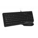 Клавиатура A4Tech F1512  FSTYLER USB DESKT US+BG / FM12+FK15