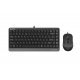 Клавиатура A4Tech F1110 FSTYLER WIRED COMBO SET USB GRAY FM10+FK11 U