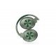 Слушалки A4Tech BH300 2DRUMTEC BT HEARPHONE GREEN