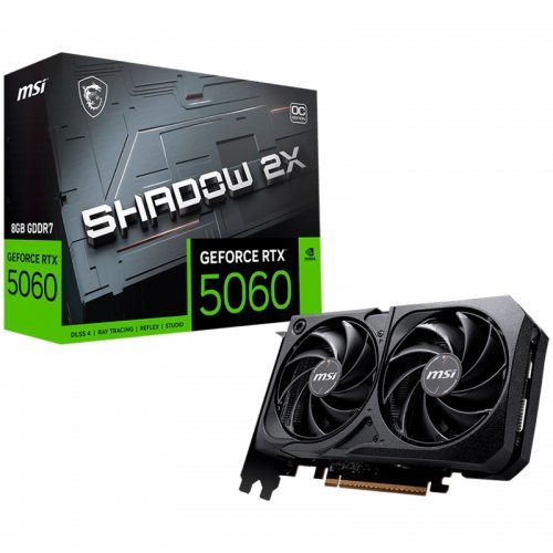 Видео карта MSI RTX_5060_8G_SHADOW_2X_OC (снимка 1)