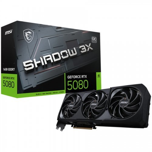 Видео карта MSI RTX_5080_16G_SHADOW_3X_OC (снимка 1)