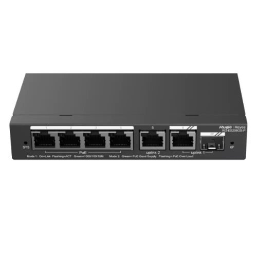 Суич Ruijie NTLHRUIJIERGES206GSP,RG-ES206GS-P (снимка 2)
