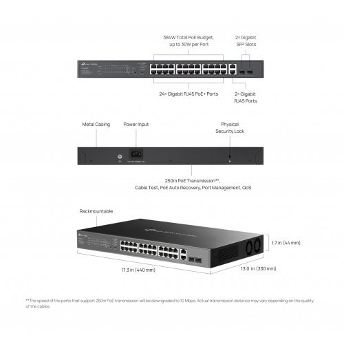 Суич TP-Link ES228GMP (снимка 6)