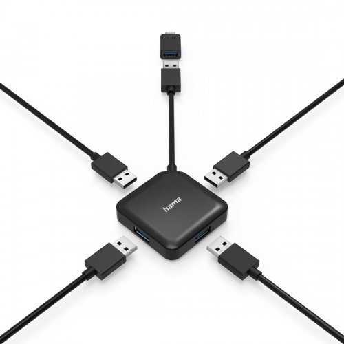 USB хъб Hama 200116 (снимка 3)