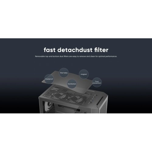 Компютърна кутия 1stPlayer T7-WH-4F1-W (снимка 19)