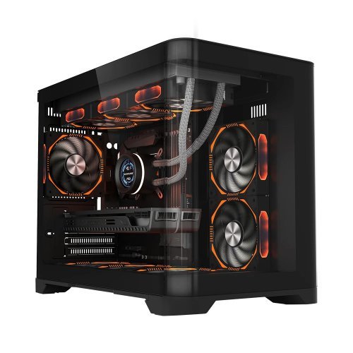 Компютърна кутия 1stPlayer UV6-BK (снимка 1)