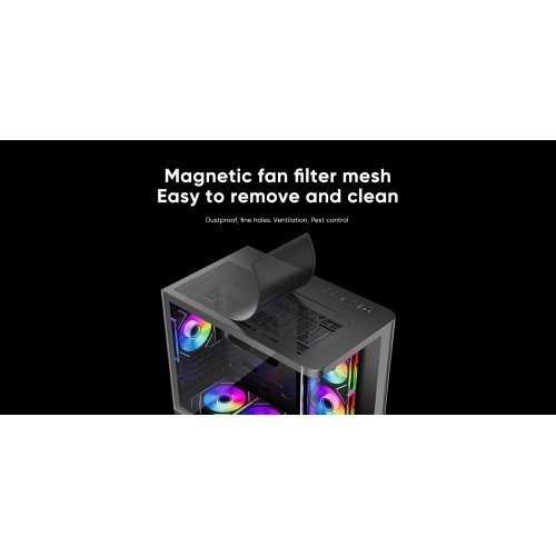 Компютърна кутия 1stPlayer UV6-BK (снимка 8)