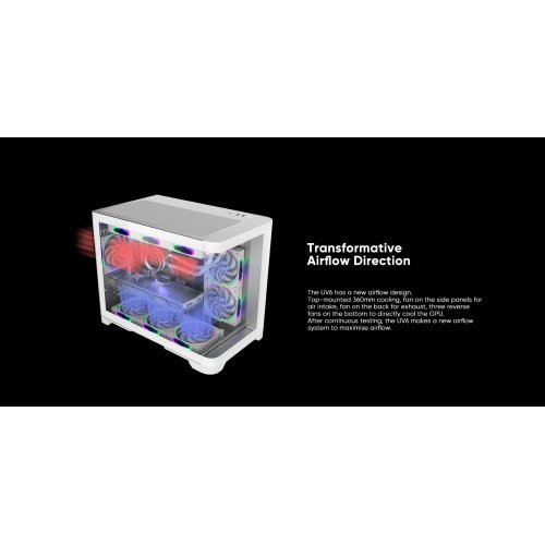 Компютърна кутия 1stPlayer UV6-WH (снимка 9)