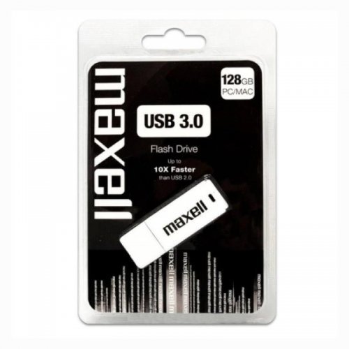 USB флаш памет Maxell ML-USB-FLIX-128GB-WHITE (снимка 1)