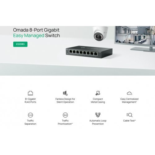 Суич TP-Link ES208G (снимка 7)