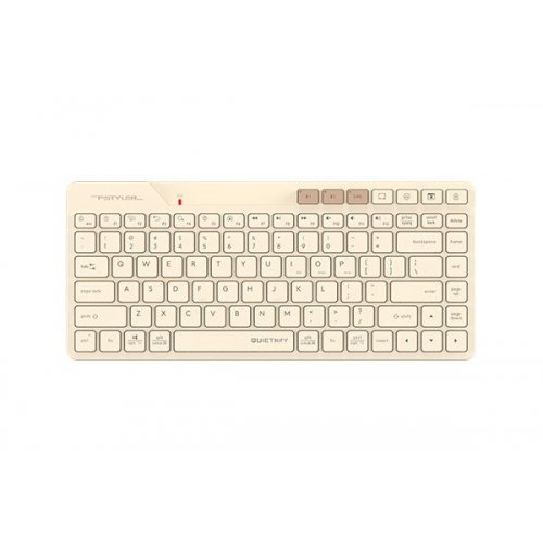 Клавиатура A4Tech FBK26-CAFE LATTE (снимка 1)