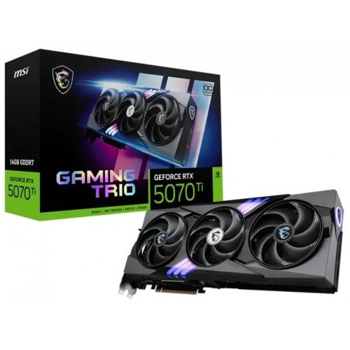 Видео карта MSI RTX_5070_TI_16G_GAMING_TRIO_OC (снимка 1)
