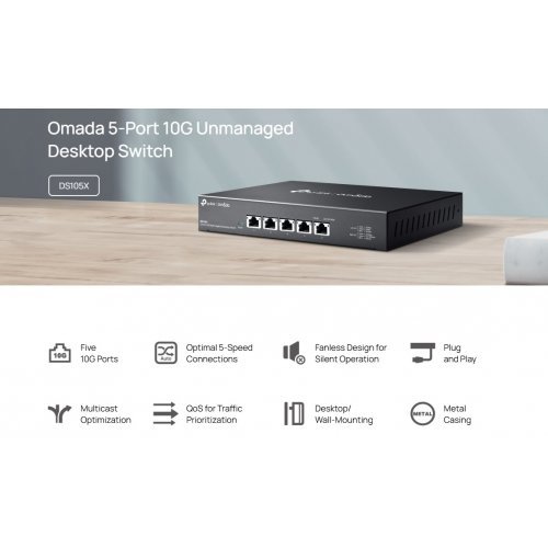 Суич TP-Link DS105X (снимка 6)