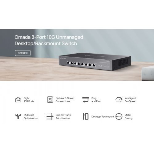 Суич TP-Link DS1008X (снимка 7)