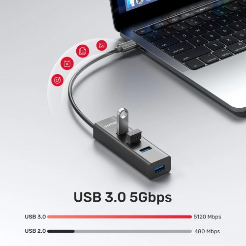 USB хъб Unitek Y-3089Z01 (снимка 4)