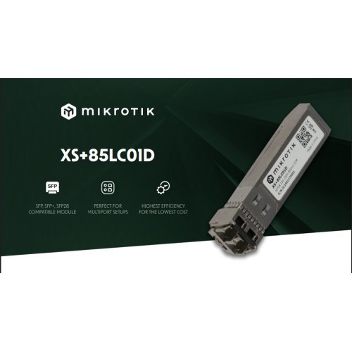 Медиа конвертор MikroTik XS+85LC01D (снимка 1)