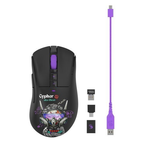 Мишка Bloody R73 PRO GHOST (снимка 3)