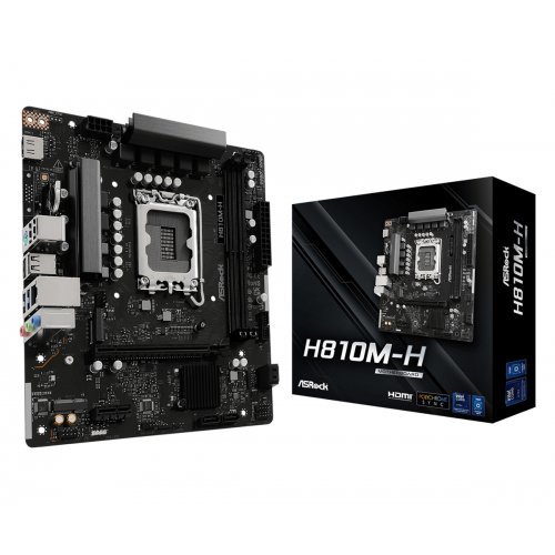 Дънна платка ASRock H810M-H (снимка 4)