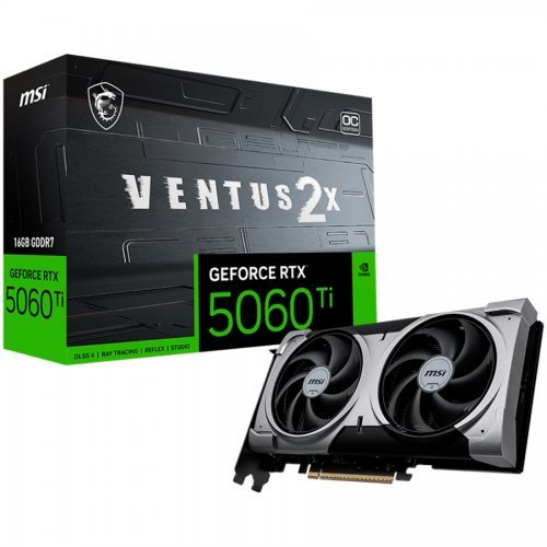 Видео карта MSI RTX_5060_TI_16G_VENTUS_2X_OC_PLUS (снимка 1)