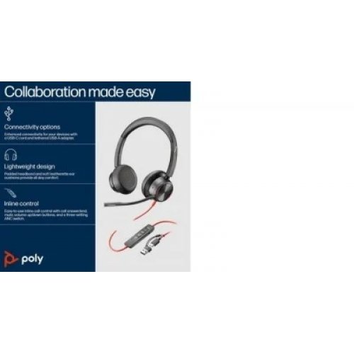 Колцентър слушалка HP 8X223AA (снимка 9)