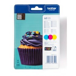 Консумативи за мастиленоструен печат > Brother LC123RBWBP