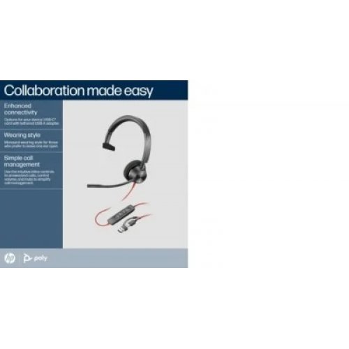 Колцентър слушалка HP 8X216AA (снимка 5)