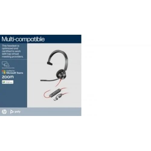 Колцентър слушалка HP 8X216AA (снимка 6)