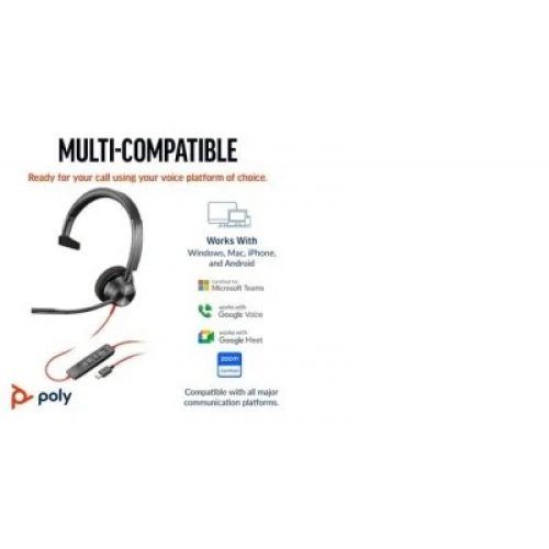 Колцентър слушалка HP 8X215AA (снимка 5)