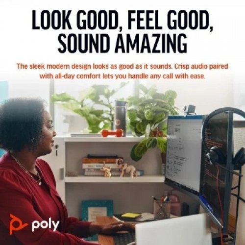 Колцентър слушалка HP 8X215AA (снимка 8)