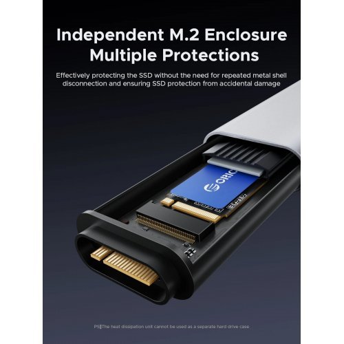 Кутия за диск Orico IT18C3-GY-BP (снимка 8)