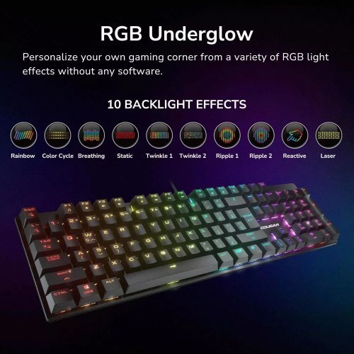 Клавиатура Cougar KMBCOUGARGAMINGCGRWM1MBCBT,CGR-WM1MB-CBT (снимка 10)