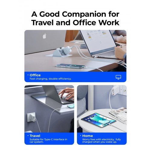 USB кабел Orico CDX-100CC-WH-BP (снимка 5)