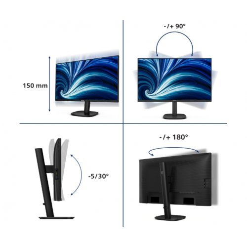 Монитор Philips 27B2U3601/00 (снимка 7)