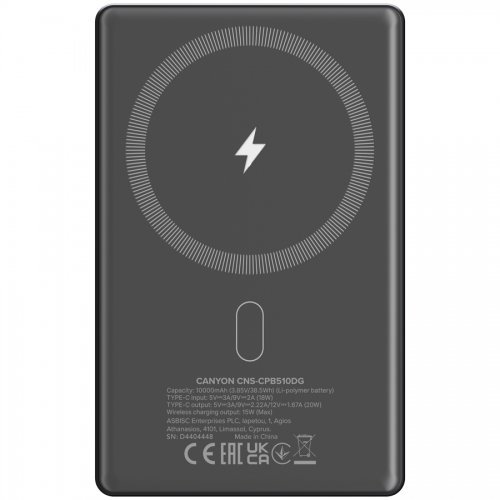 Мобилна батерия Canyon CNS-CPB510DG (снимка 3)