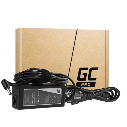 Захранващ адаптер за лаптоп GREEN CELL GC-AD25P-TOSH-19V-3.42A (снимка 1)