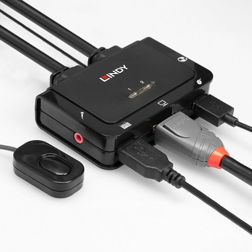 KVM суич Lindy LNY-42344 (снимка 5)