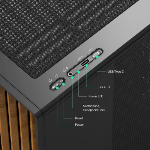 Компютърна кутия Zalman P10-NAMU-BLACK (снимка 12)