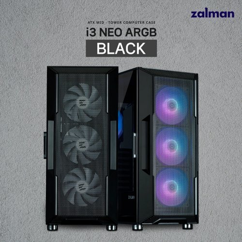Компютърна кутия Zalman I3-NEO-ARGB-BLACK (снимка 12)