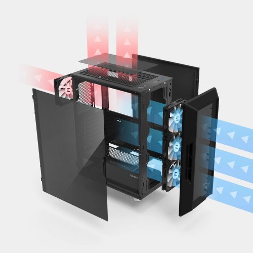 Компютърна кутия Zalman I3-NEO-ARGB-BLACK (снимка 15)