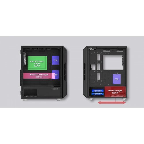 Компютърна кутия Zalman I3-NEO-ARGB-BLACK (снимка 16)