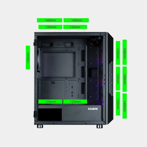 Компютърна кутия Zalman I3-NEO-ARGB-BLACK (снимка 17)