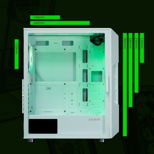 Компютърна кутия Zalman I3-NEO-ARGB-WHITE (снимка 20)