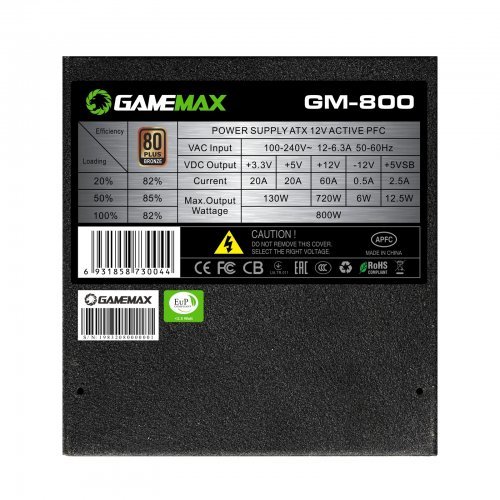 Захранващ блок Gamemax GM-216908000001 (снимка 2)